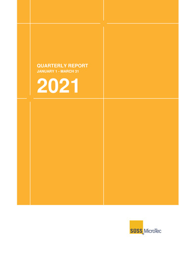 Thumbnail SÜSS MicroTec Quarterly Report 2021-q1