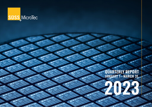Thumbnail SÜSS MicroTec Quarterly Report 2023-q1