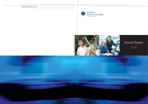 Thumbnail Sonic Healthcare Annual Report 2006