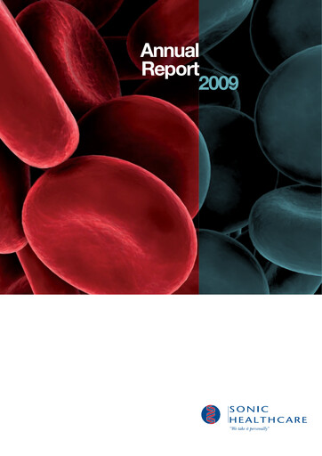 Thumbnail Sonic Healthcare Annual Report 2009