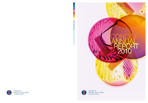 Thumbnail Sonic Healthcare Annual Report 2010