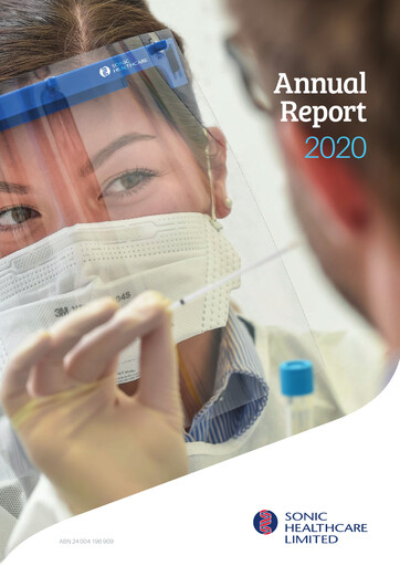 Thumbnail Sonic Healthcare Annual Report 2020
