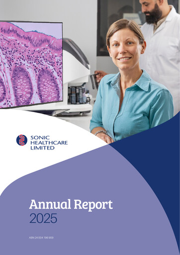 Thumbnail Sonic Healthcare Annual Report 2025