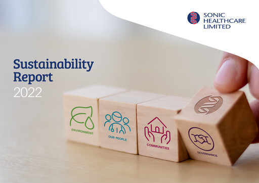 Thumbnail Sonic Healthcare Sustainability Report 2022