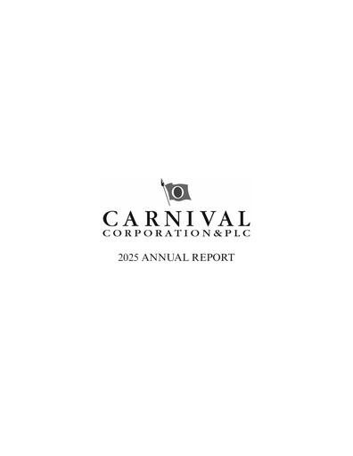 Thumbnail Carnival Corporation Annual Report 2025