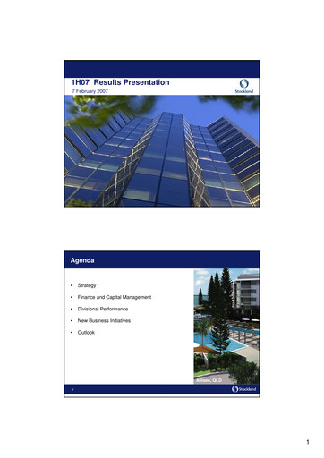 Thumbnail Stockland Half-year Report fy2007-h1