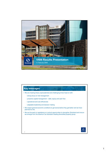 Thumbnail Stockland Half-year Report fy2009-h1