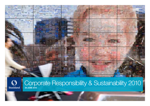 Thumbnail Stockland Sustainability Report 2010