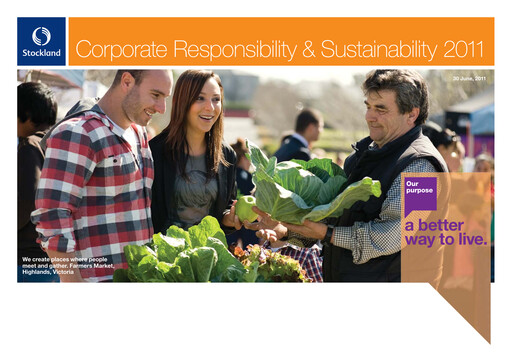 Thumbnail Stockland Sustainability Report 2011