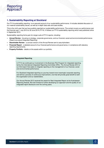 Thumbnail Stockland Sustainability Report 2014