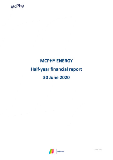Thumbnail McPhy Energy Half-year Report 2020-h1