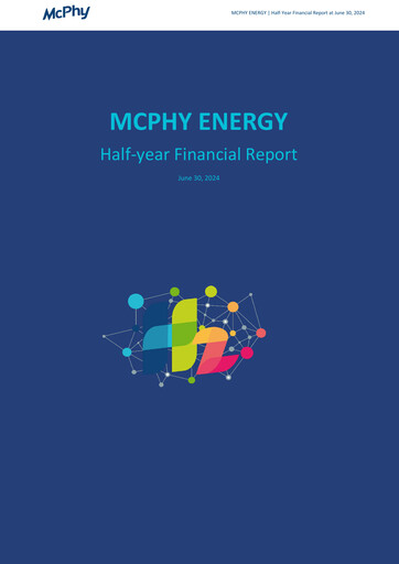 Thumbnail McPhy Energy Half-year Report 2024-h1