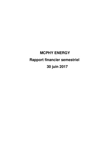 Thumbnail McPhy Energy Half-year Report 2017-h1