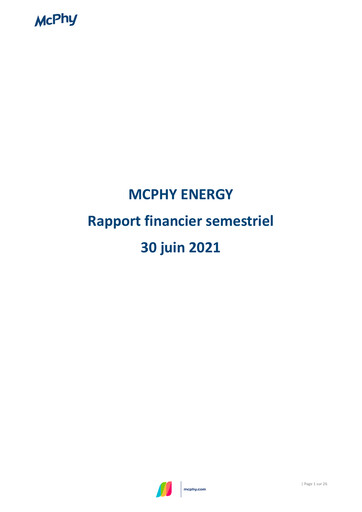 Thumbnail McPhy Energy Half-year Report 2021-h1