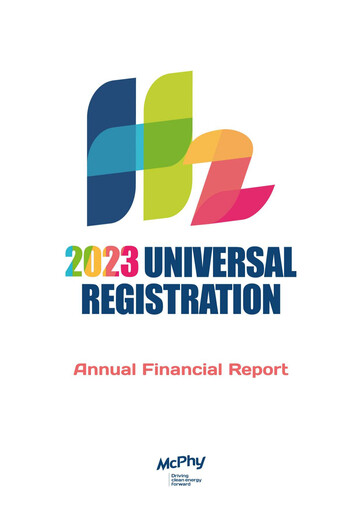Thumbnail McPhy Energy Universal Registration Document 2023
