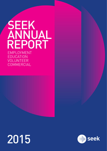 Vorschaubild Seek Limited
 Jahresbericht 2015