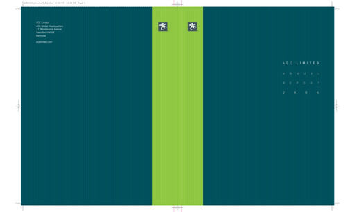 Thumbnail Chubb Annual Report 2006