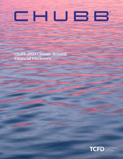 Thumbnail Chubb ESG Report 2022