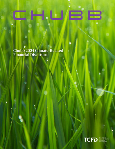 Thumbnail Chubb ESG Report 2024