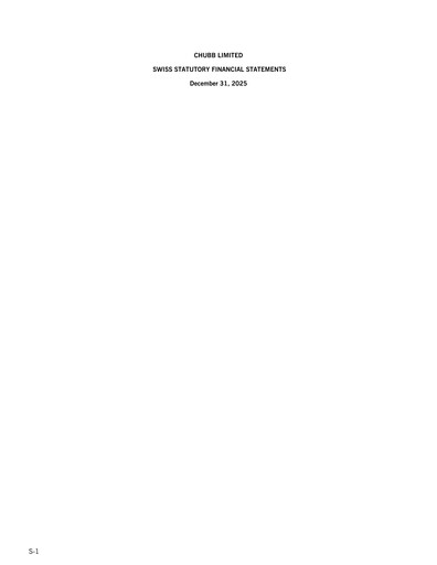 Thumbnail Chubb Financial Statement 2025
