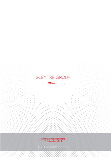 Thumbnail Scentre Group Annual Report 2014
