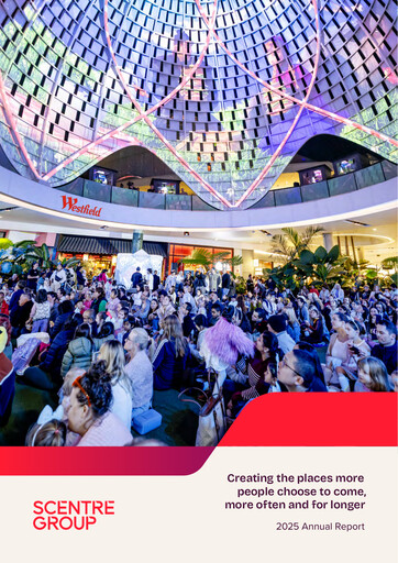 Thumbnail Scentre Group Annual Report 2025