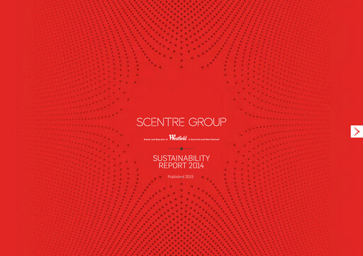 Thumbnail Scentre Group Sustainability Report 2014