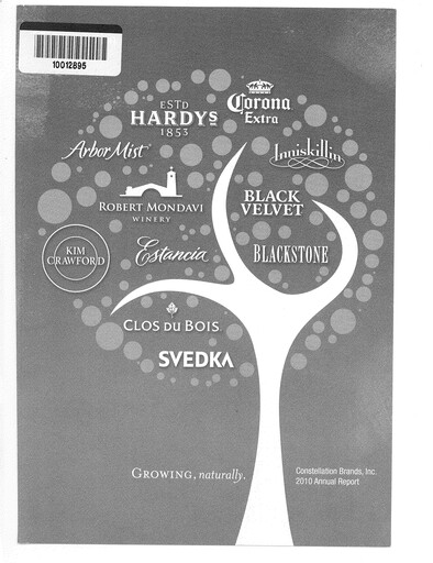 Thumbnail Constellation Brands Annual Report 2010