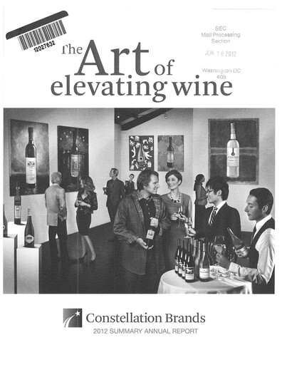Thumbnail Constellation Brands Annual Report 2012