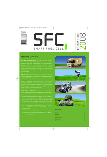 Thumbnail SFC Energy AG Annual Report 2008