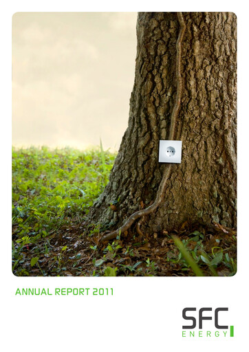 Thumbnail SFC Energy AG Annual Report 2011