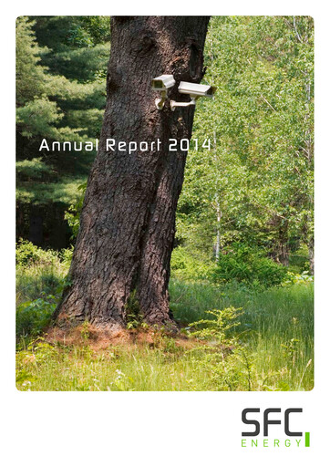 Thumbnail SFC Energy AG Annual Report 2014