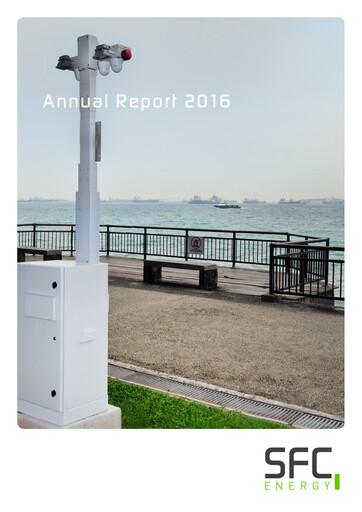 Thumbnail SFC Energy AG Annual Report 2016