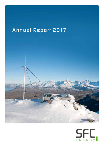 Thumbnail SFC Energy AG Annual Report 2017