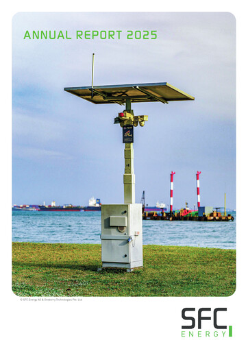 Thumbnail SFC Energy AG Annual Report 2025