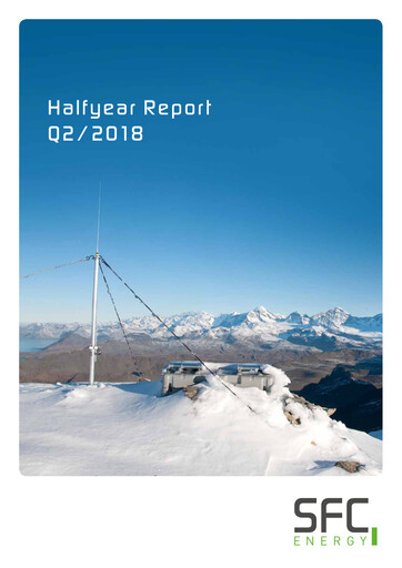 Thumbnail SFC Energy AG Half-year Report 2018-h1