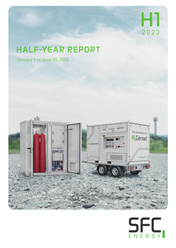 Thumbnail SFC Energy AG Half-year Report 2023-h1