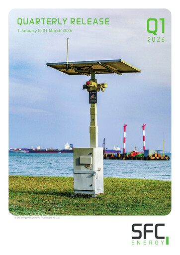 Vorschaubild SFC Energy AG Quartalsbericht 2026-q1