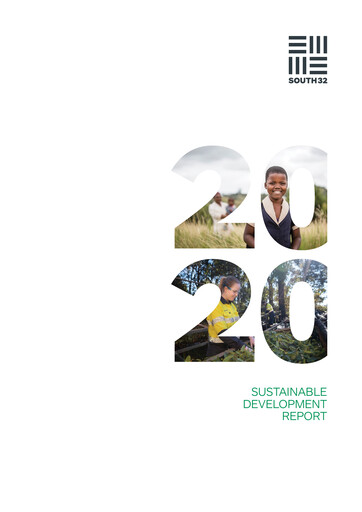 Thumbnail South32 Sustainability Report 2020