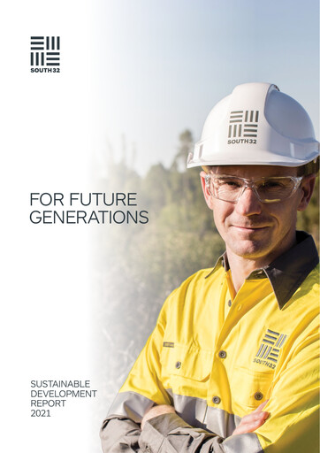 Thumbnail South32 Sustainability Report 2021