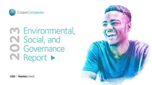 Thumbnail Cooper Companies ESG Report 2023