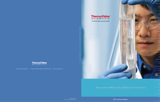 Thumbnail Thermo Fisher Scientific Annual Report 2011