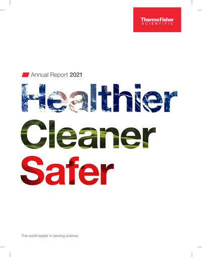 Thumbnail Thermo Fisher Scientific Annual Report 2021
