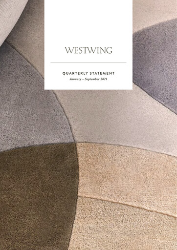Miniature Westwing Group Rapport trimestriel 2021-q3