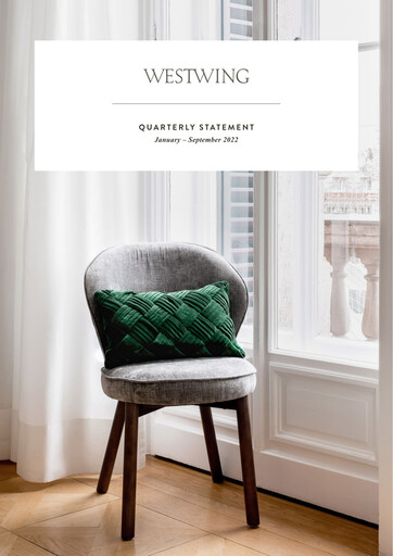 Miniature Westwing Group Rapport trimestriel 2022-q3