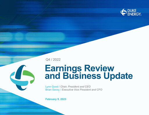 Thumbnail Duke Energy Quarterly Report 2022-q4