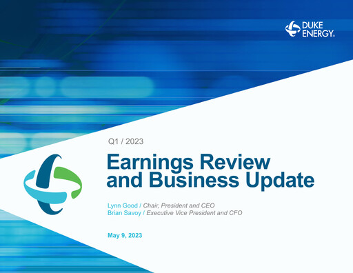 Thumbnail Duke Energy Quarterly Report 2023-q1