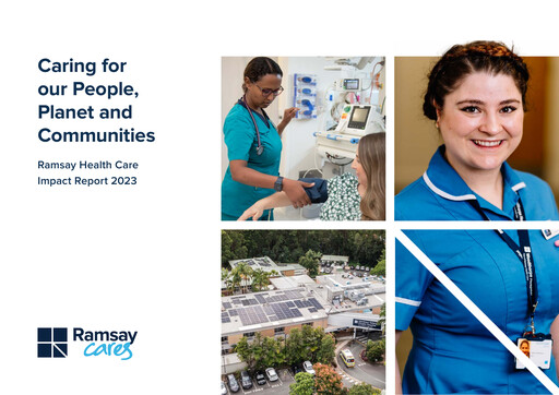 Thumbnail Ramsay Health Care Sustainability Report 2023
