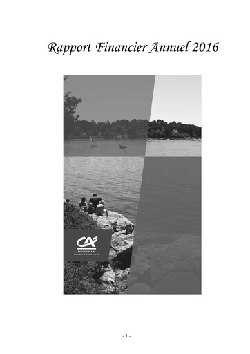 Thumbnail Caisse Régionale de Crédit Agricole du Morbihan Financial Report 2016