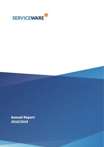 Thumbnail Serviceware Annual Report 2018-2019